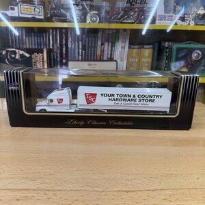 Freightliner C 120 Semi Truck 1/64 TSC Hardware Store Cargo Trailer Diecast